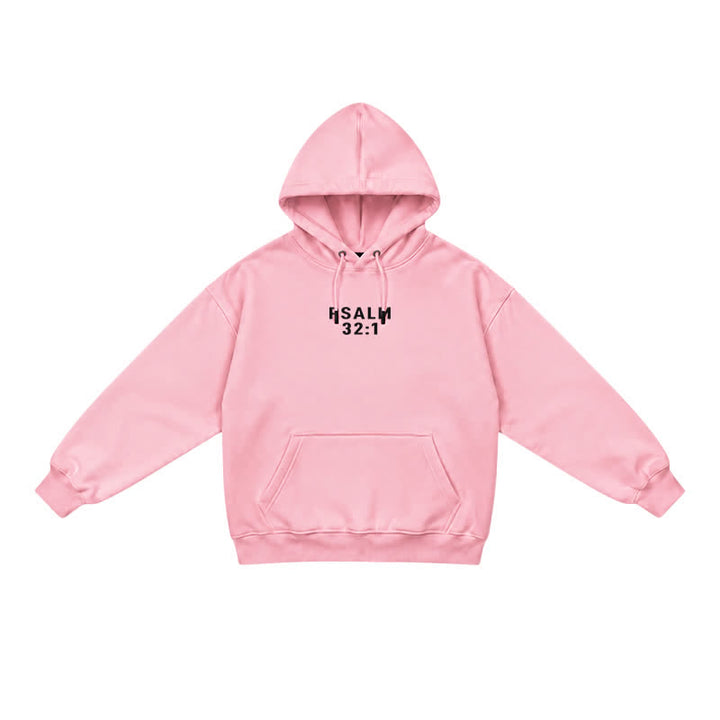 Christianartworkshop Split Sleeve Forgiven Psalm 32:1 Scripture Statement French Terry Hoodie - image 21