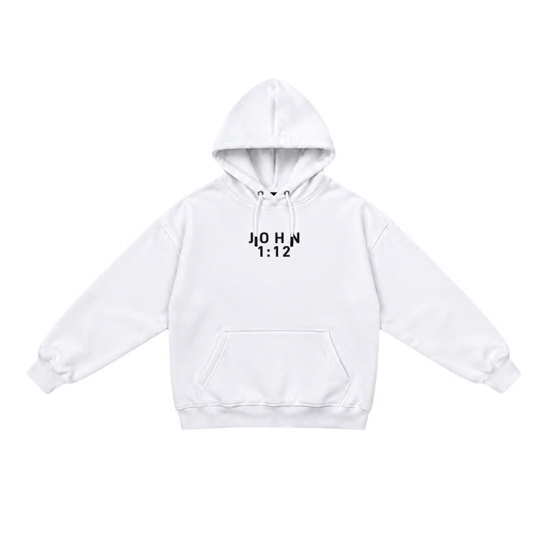 Christianartworkshop Child Of God John 1:12 Statement French Terry Hoodie - image 5