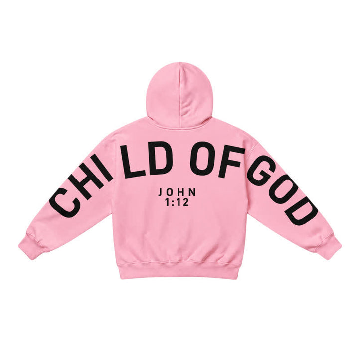 Christianartworkshop Child Of God John 1:12 Statement French Terry Hoodie - image 29
