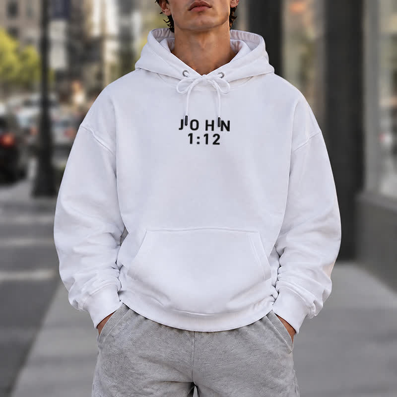 Christianartworkshop Child Of God John 1:12 Statement French Terry Hoodie - image 7