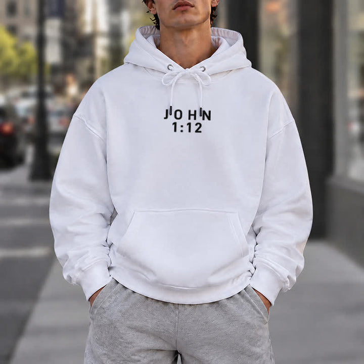Christianartworkshop Child Of God John 1:12 Statement French Terry Hoodie - image 7
