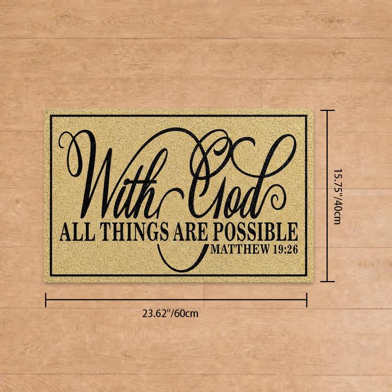 Christianartworkshop Assorted Scripture & Nativity Artificial Coir Doormat - E - 15.75''*23.62''/40*60cm - image 49