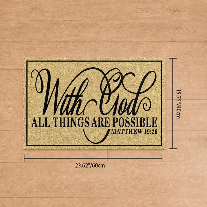 Christianartworkshop Assorted Scripture & Nativity Artificial Coir Doormat - E - 15.75''*23.62''/40*60cm - image 49