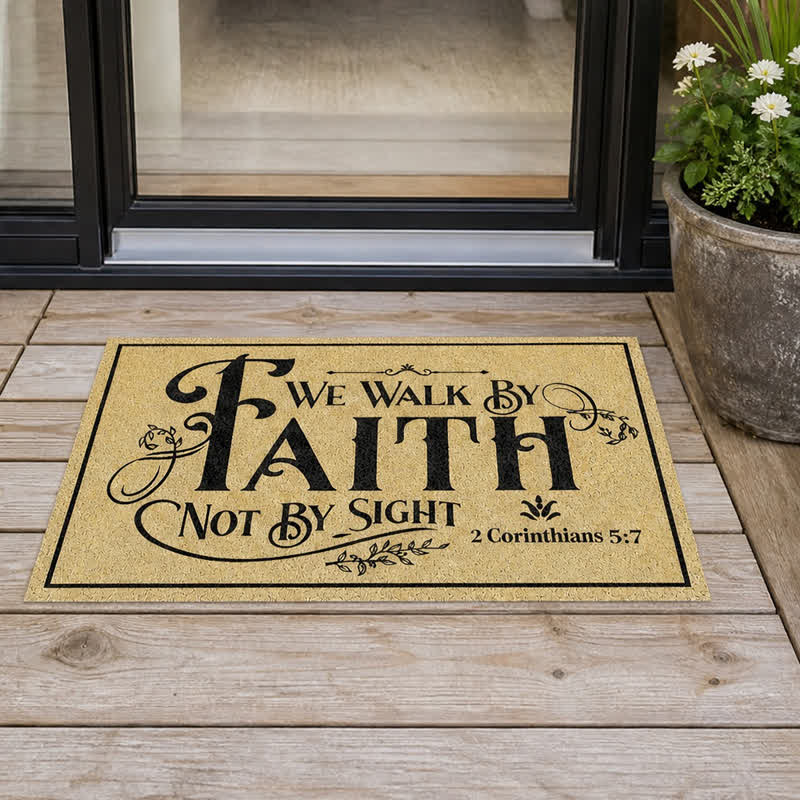 Christianartworkshop Assorted Scripture & Nativity Artificial Coir Doormat - image 3