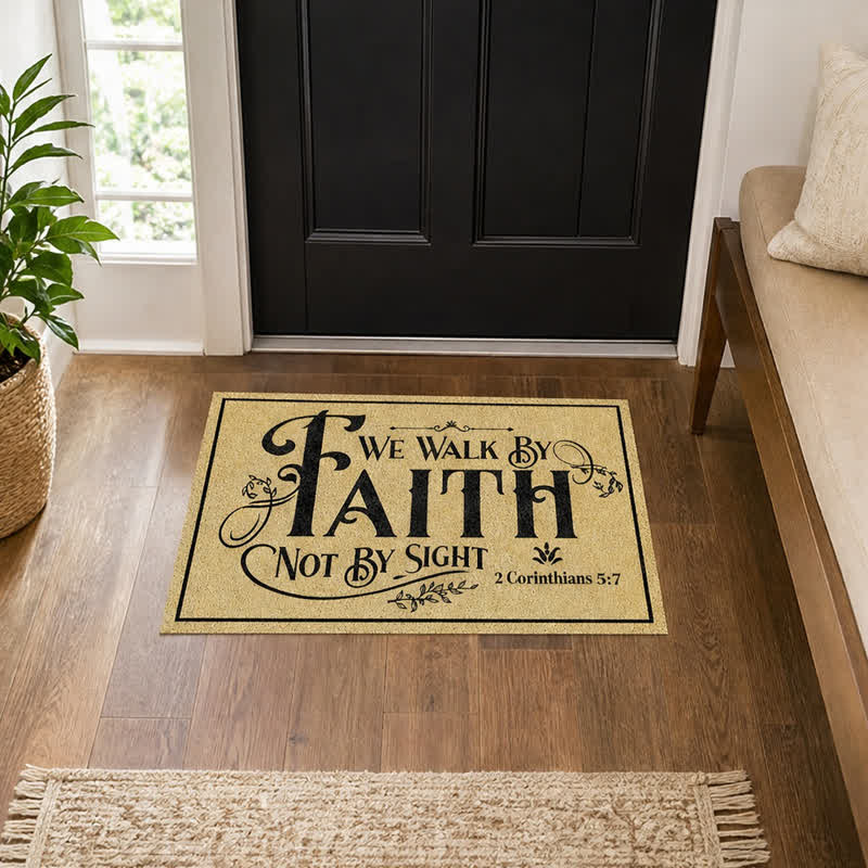 Christianartworkshop Assorted Scripture & Nativity Artificial Coir Doormat - image 2