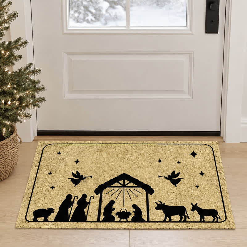 Christianartworkshop Assorted Scripture & Nativity Artificial Coir Doormat - image 63