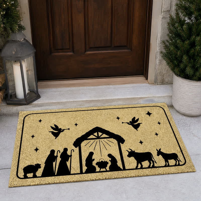 Christianartworkshop Assorted Scripture & Nativity Artificial Coir Doormat - image 61