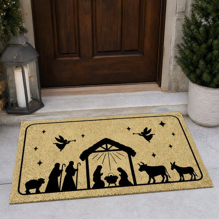 Christianartworkshop Assorted Scripture & Nativity Artificial Coir Doormat - image 61
