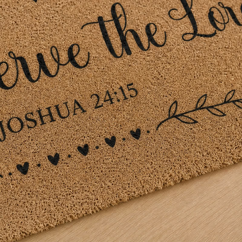 Christianartworkshop Heavy-Duty Artificial Coir Faith Verse Doormat - image 6