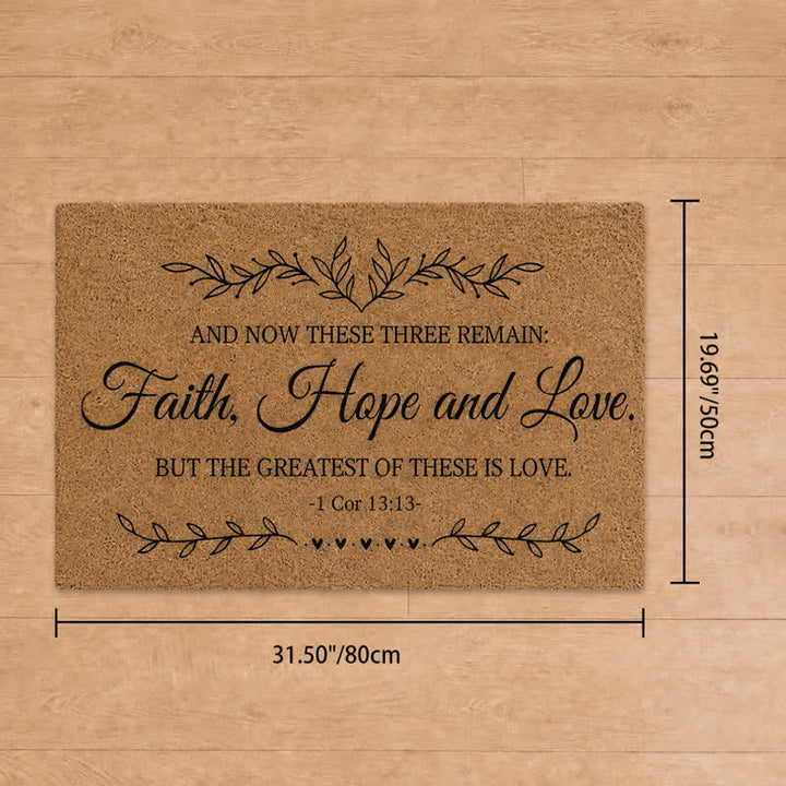 Christianartworkshop Heavy-Duty Artificial Coir Faith Verse Doormat - D - 19.69''*31.5''/50*80cm - image 43